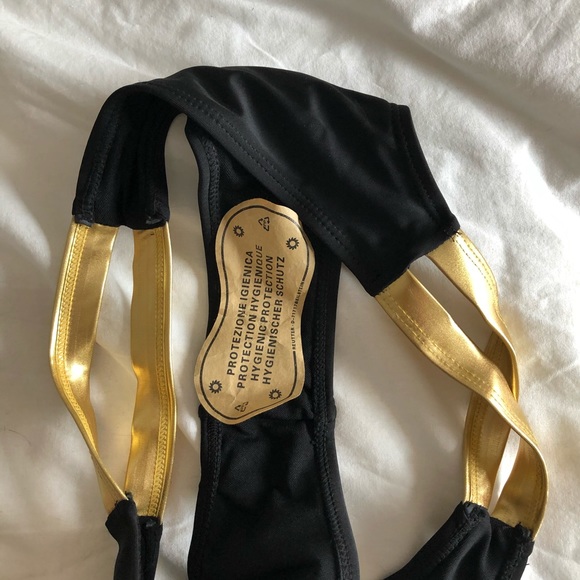 Black & gold Bikini bottom - Picture 4 of 4